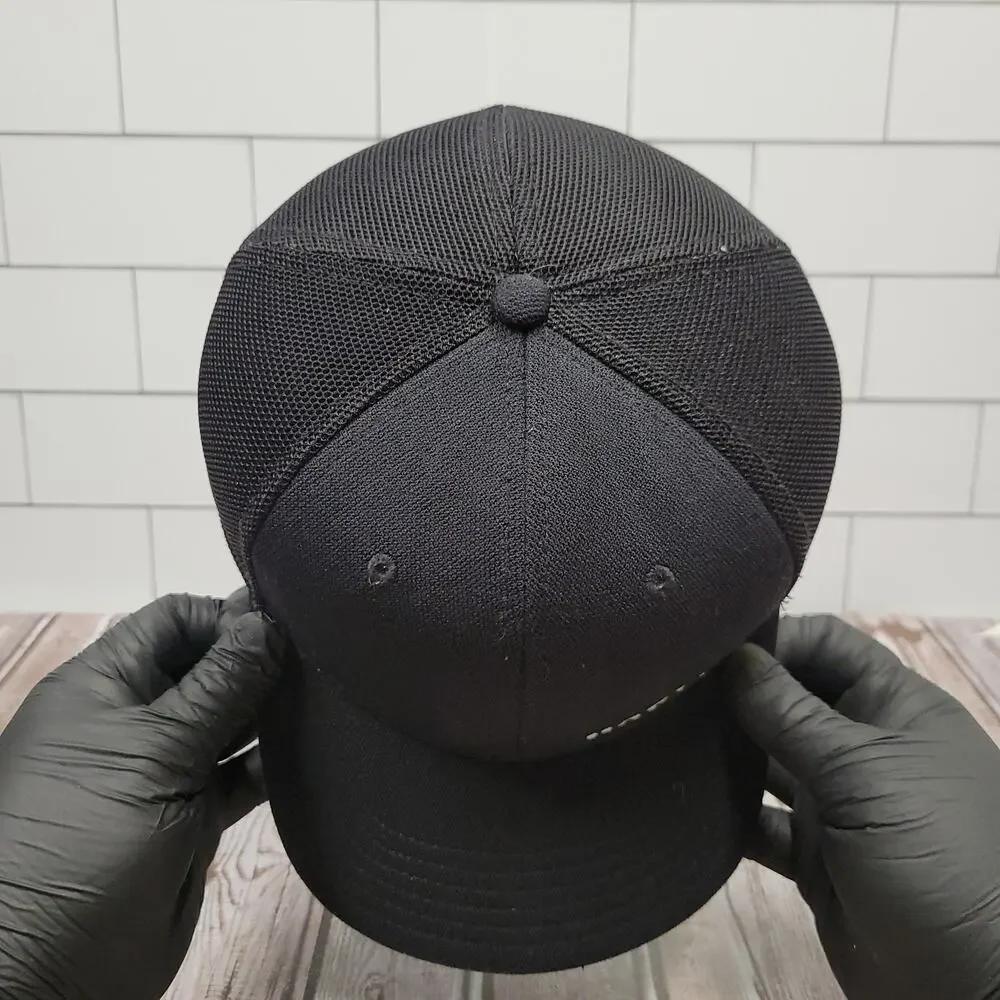 Oakley A-Flex Performance Mesh Stretch Fit Hat Black S/M Adult Cap